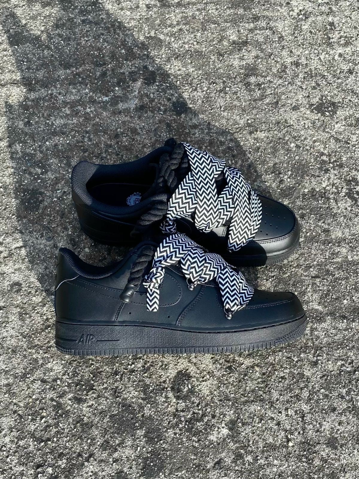 Nike Air Force 1 Black Rope Lanvin Black/White