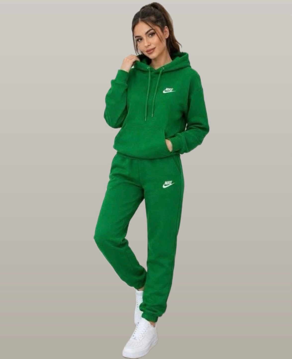 Nike Melegítő Szett Zöld