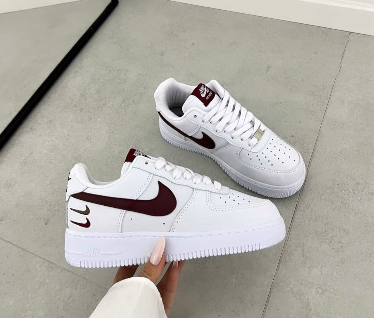 Nike Air Force 1 White Purple