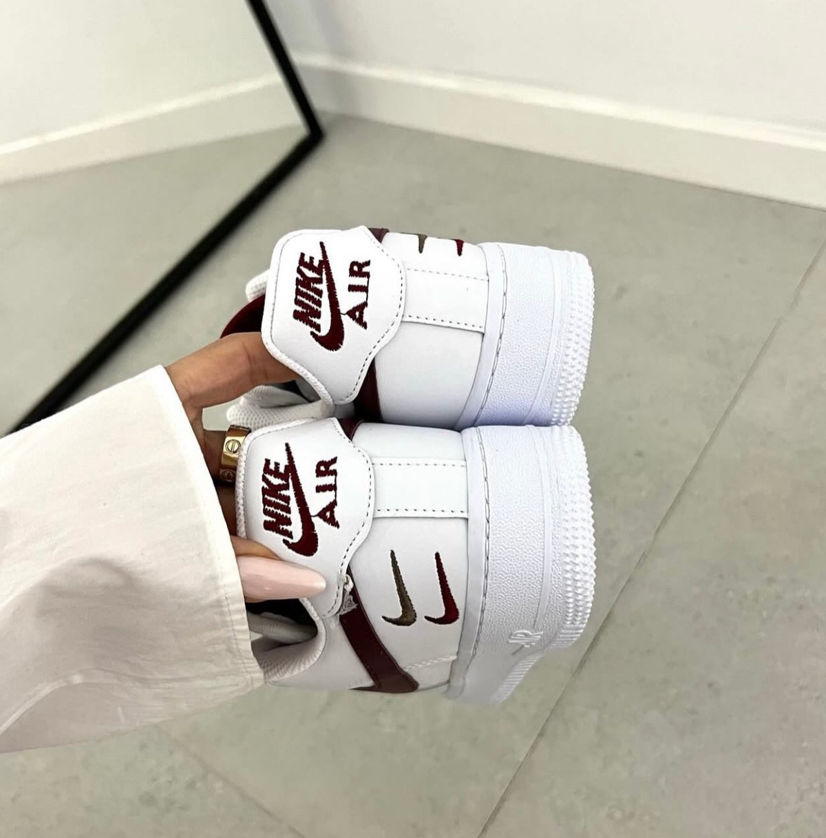 Nike Air Force 1 White Purple