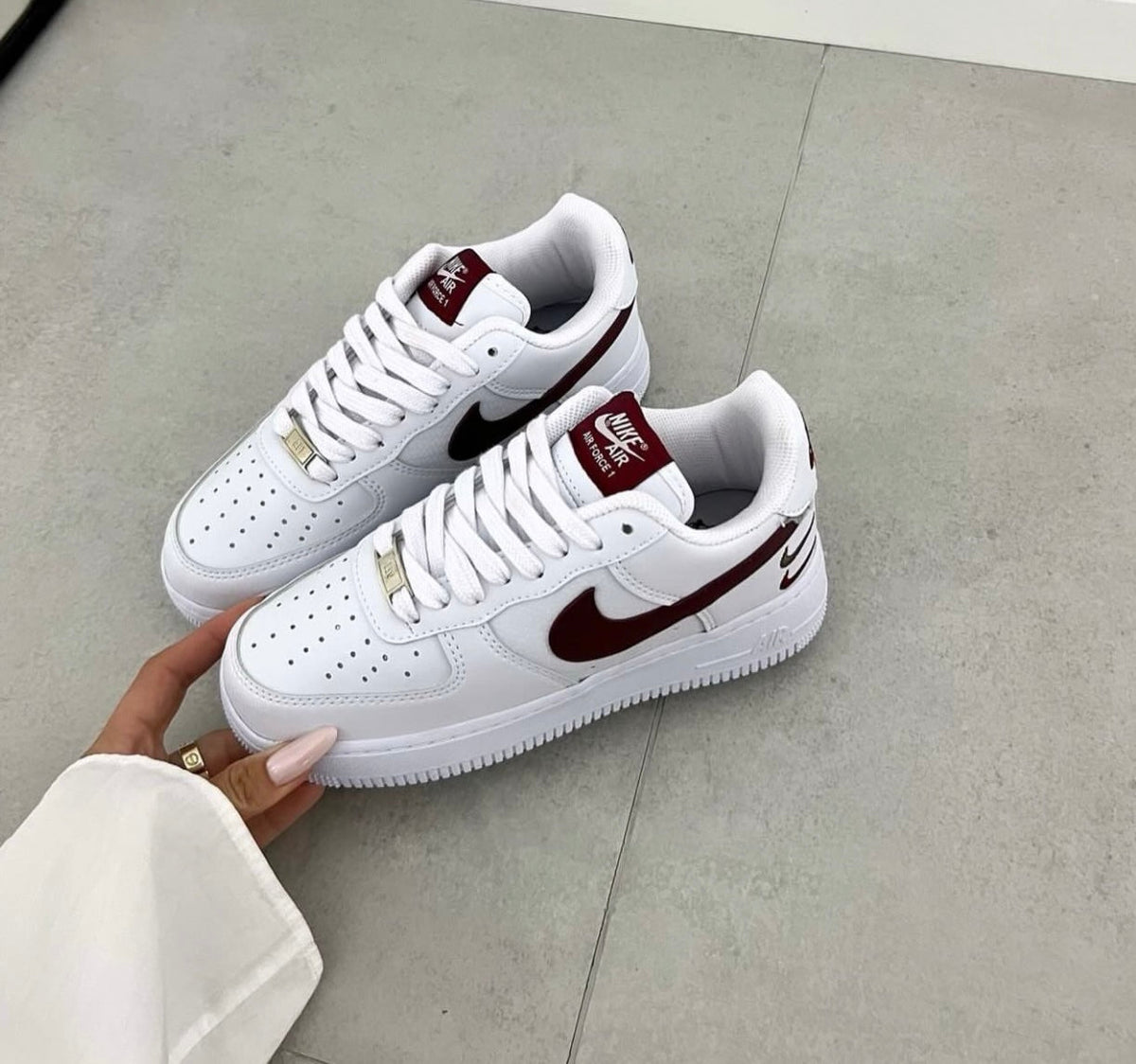 Nike Air Force 1 White Purple