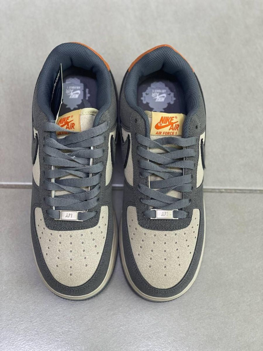 Nike Air Force 1 Grey Orange