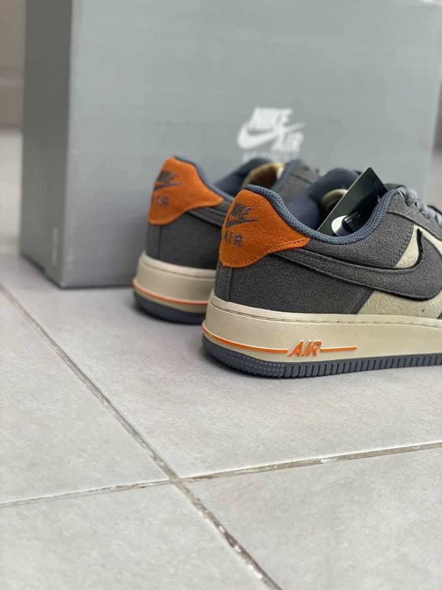 Nike Air Force 1 Grey Orange