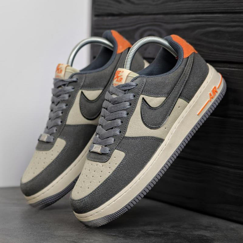 Nike Air Force 1 Grey Orange