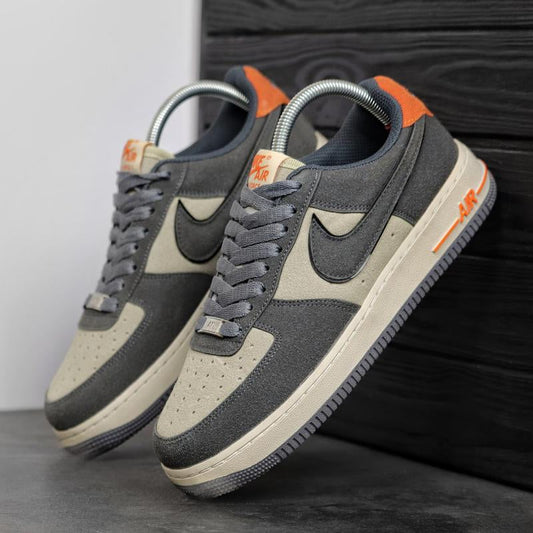Nike Air Force 1 Grey Orange