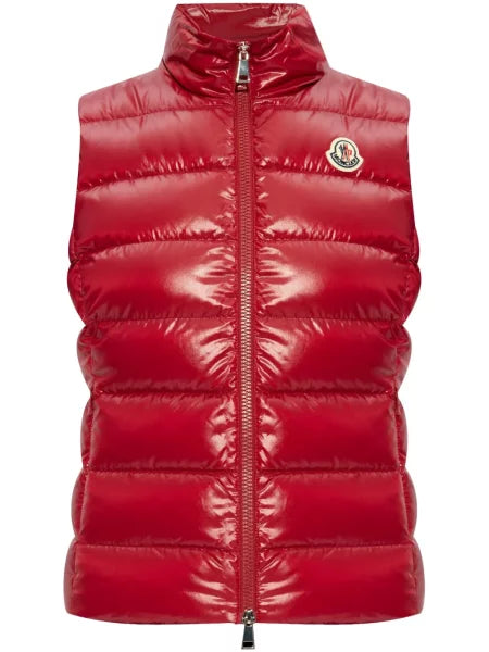 Moncler Red Shiny Vest