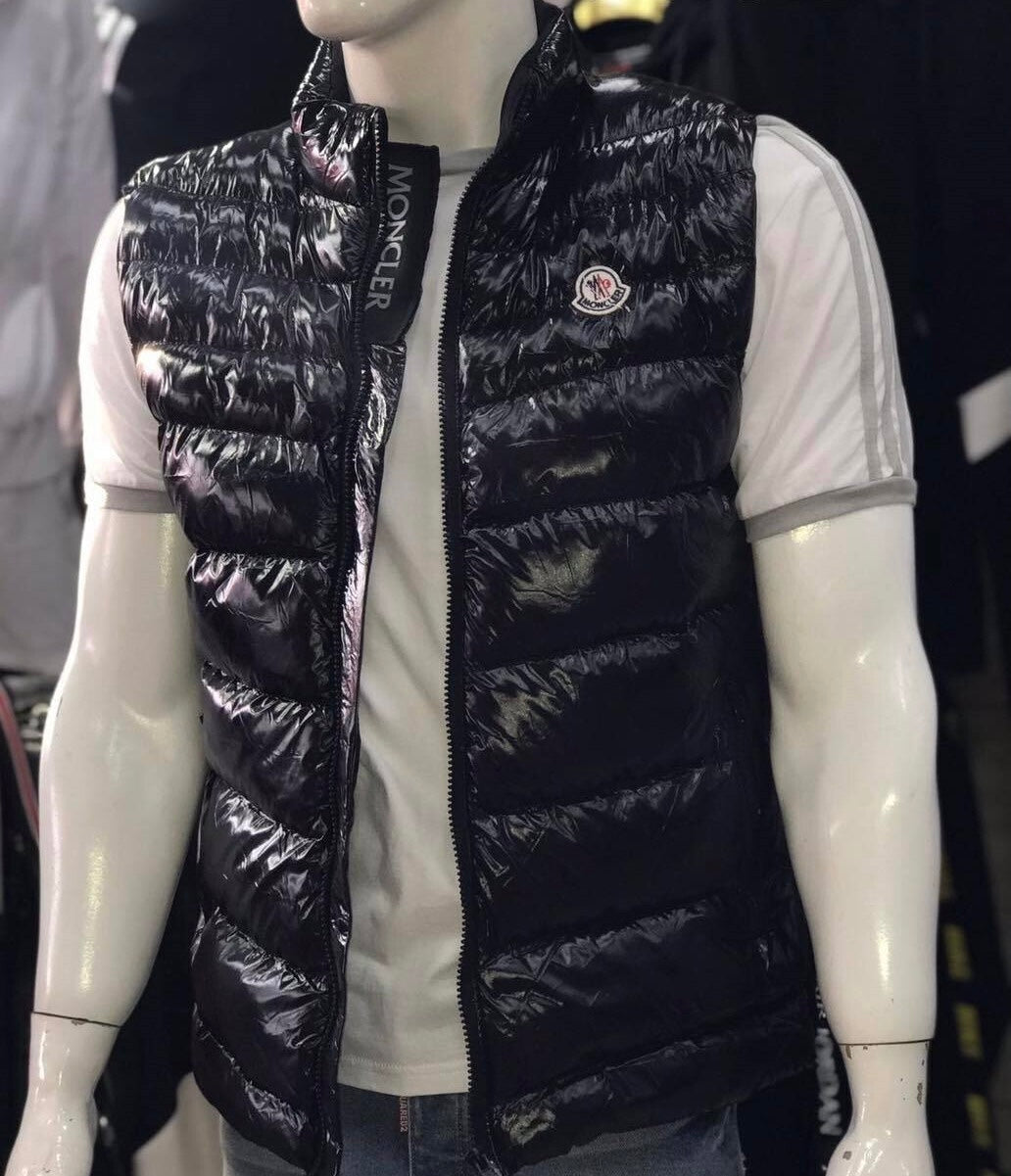 Moncler Black Shiny Vest