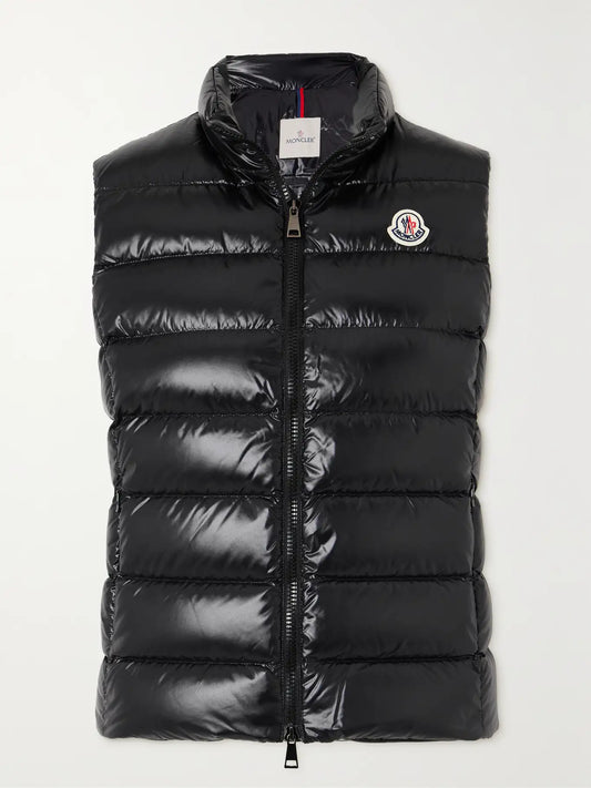 Moncler Black Shiny Vest
