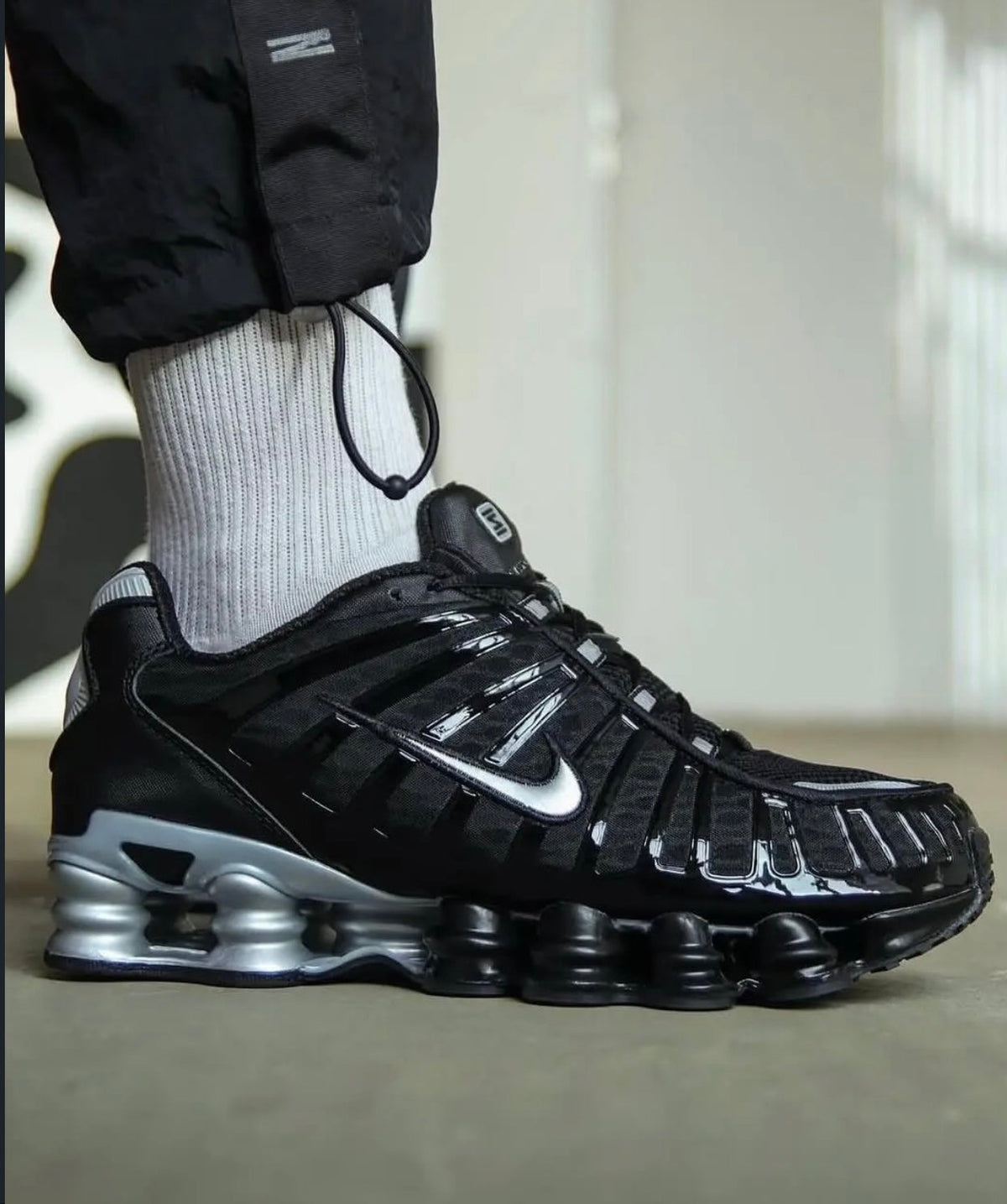 Nike Shox TL Black White Grey