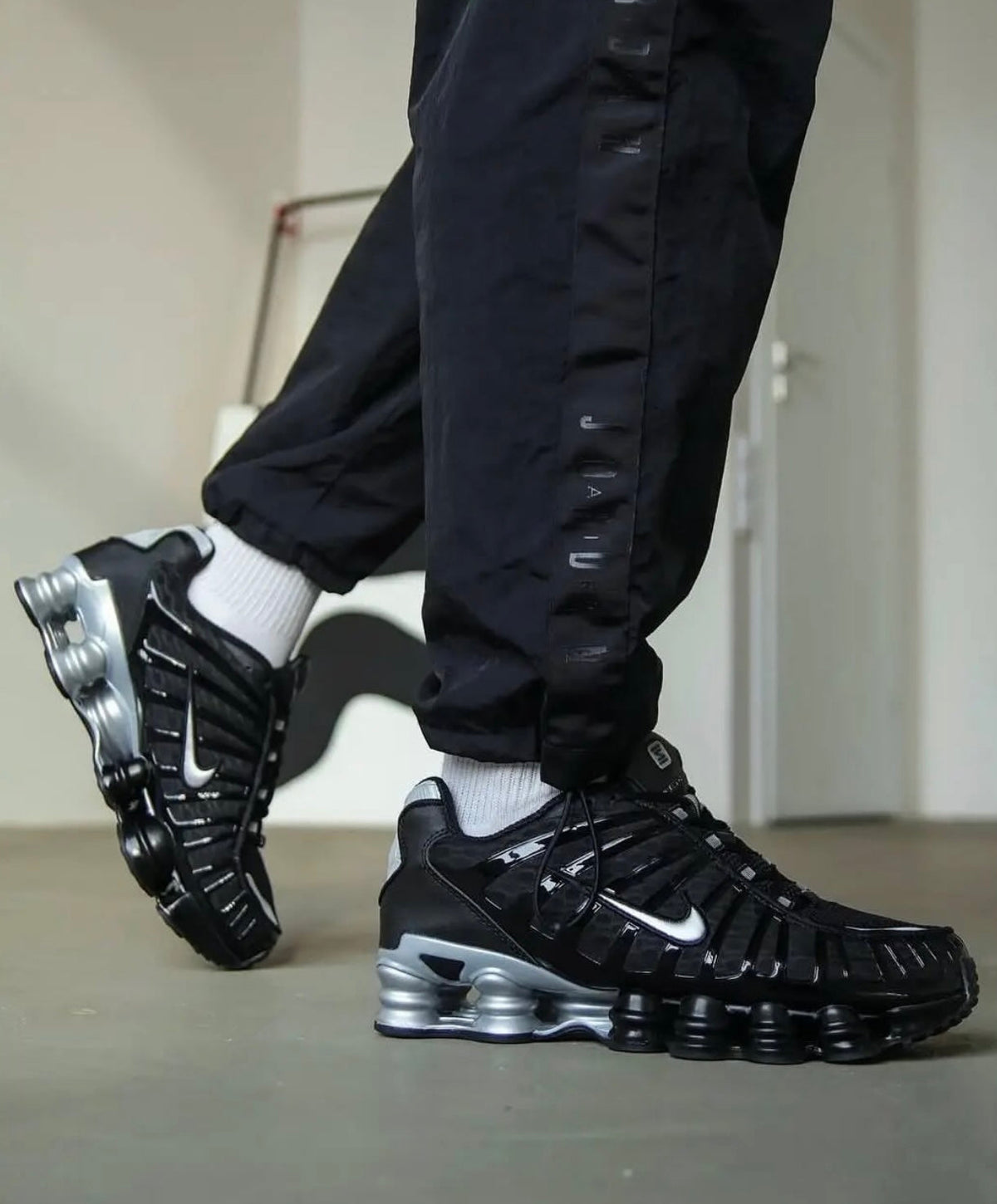 Nike Shox TL Black White Grey