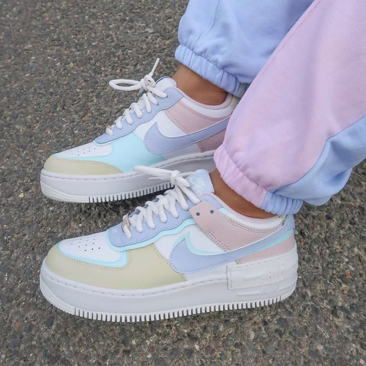 Nike Air Force 1 Shadow Fehér Glacier Kék Ghost