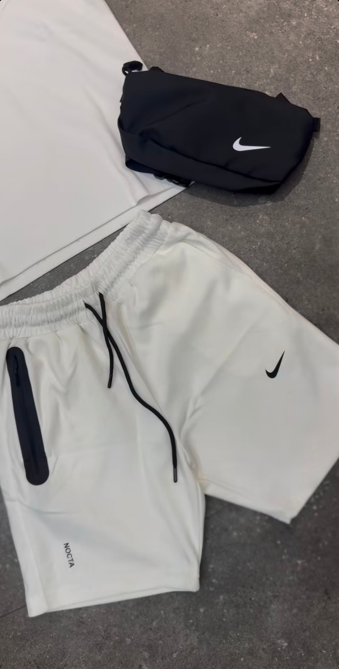 Nike Nocta Rövid Szett Fehér/Fekete