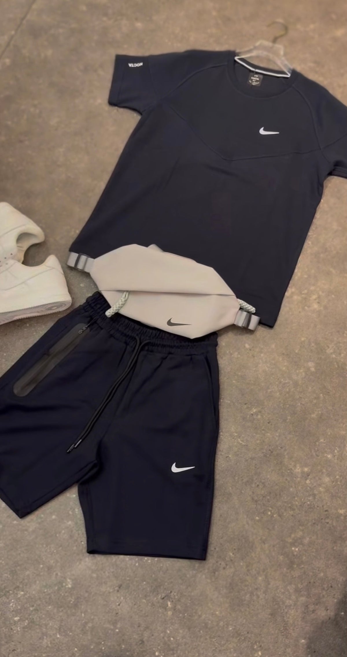 Nike Nocta Rövid Szett Fekete/Fehér
