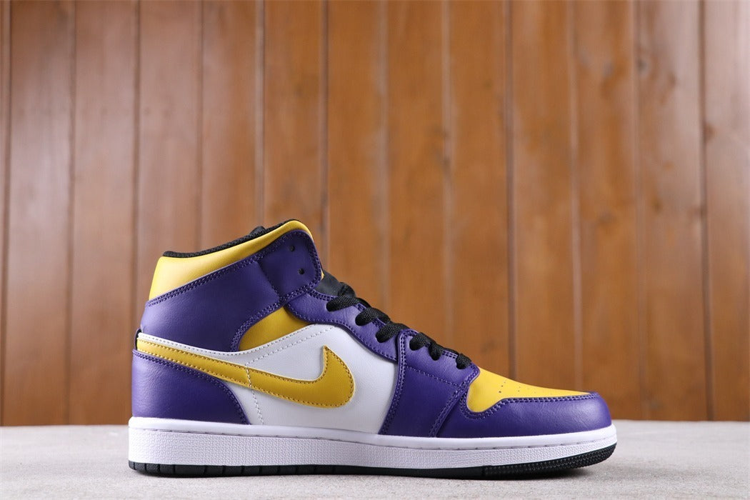 Jordan 1 Mid Lakers