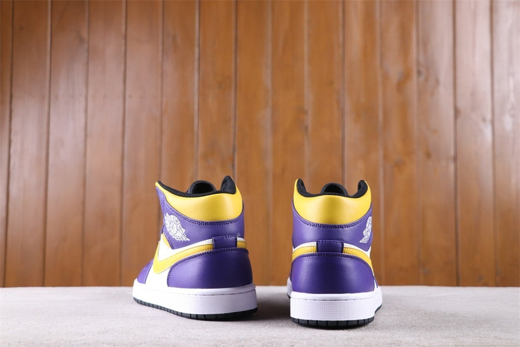 Jordan 1 Mid Lakers