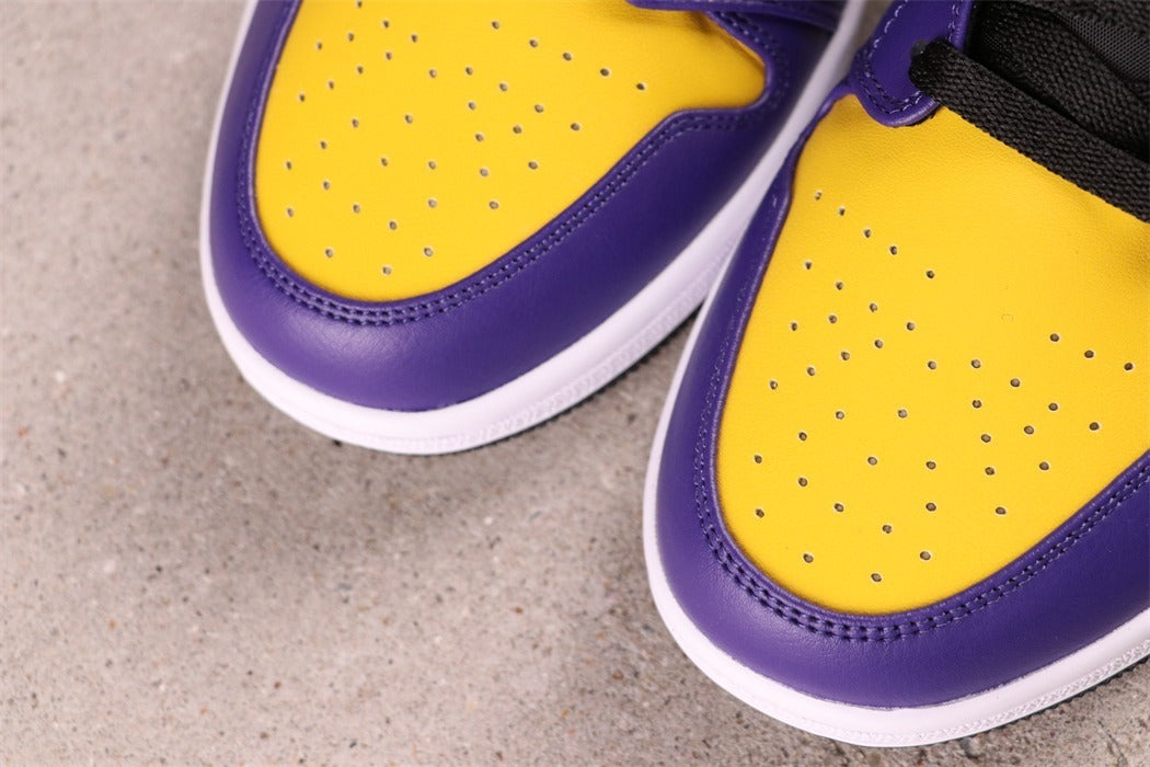 Jordan 1 Mid Lakers