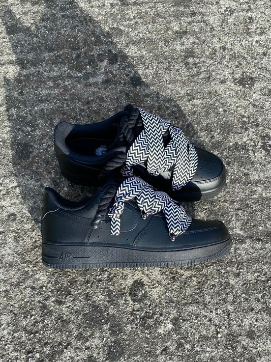 Nike Air Force 1 Black Rope Lanvin Black/White